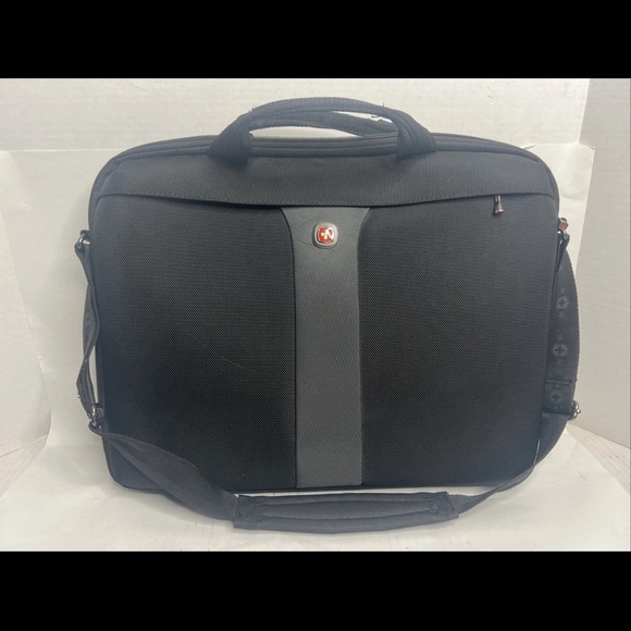 Wenger Legacy notebook carrying case Black and Gray Laptop Bag new no tags - Picture 1 of 8